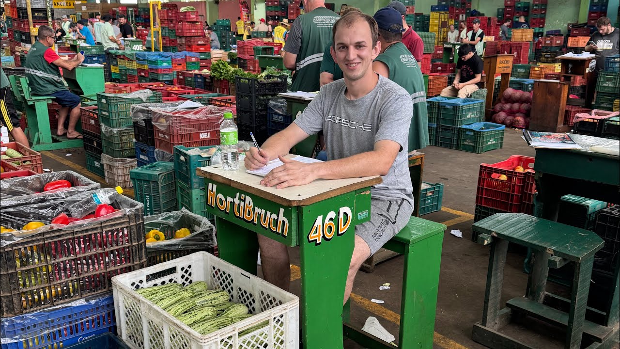 SAINDO DA ROTINA: DOIS DIAS NO CEASA DE PORTO ALEGRE 🍈🥬