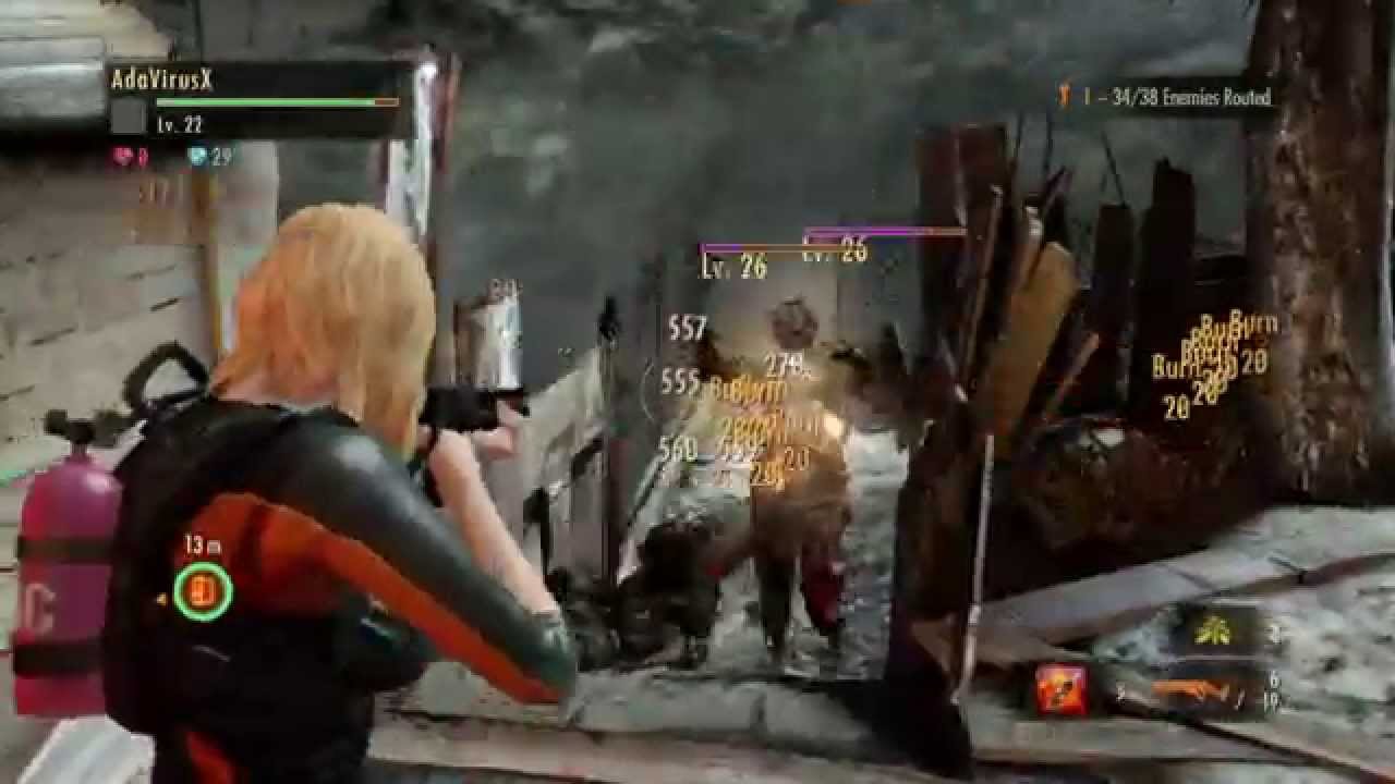 Rachel Foley Gameplay (Raid Mode) Resident Evil Revelations 2