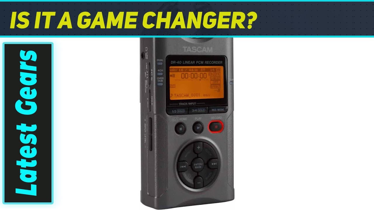 Tascam DR-40: The Ultimate Portable Recorder for Pristine Audio