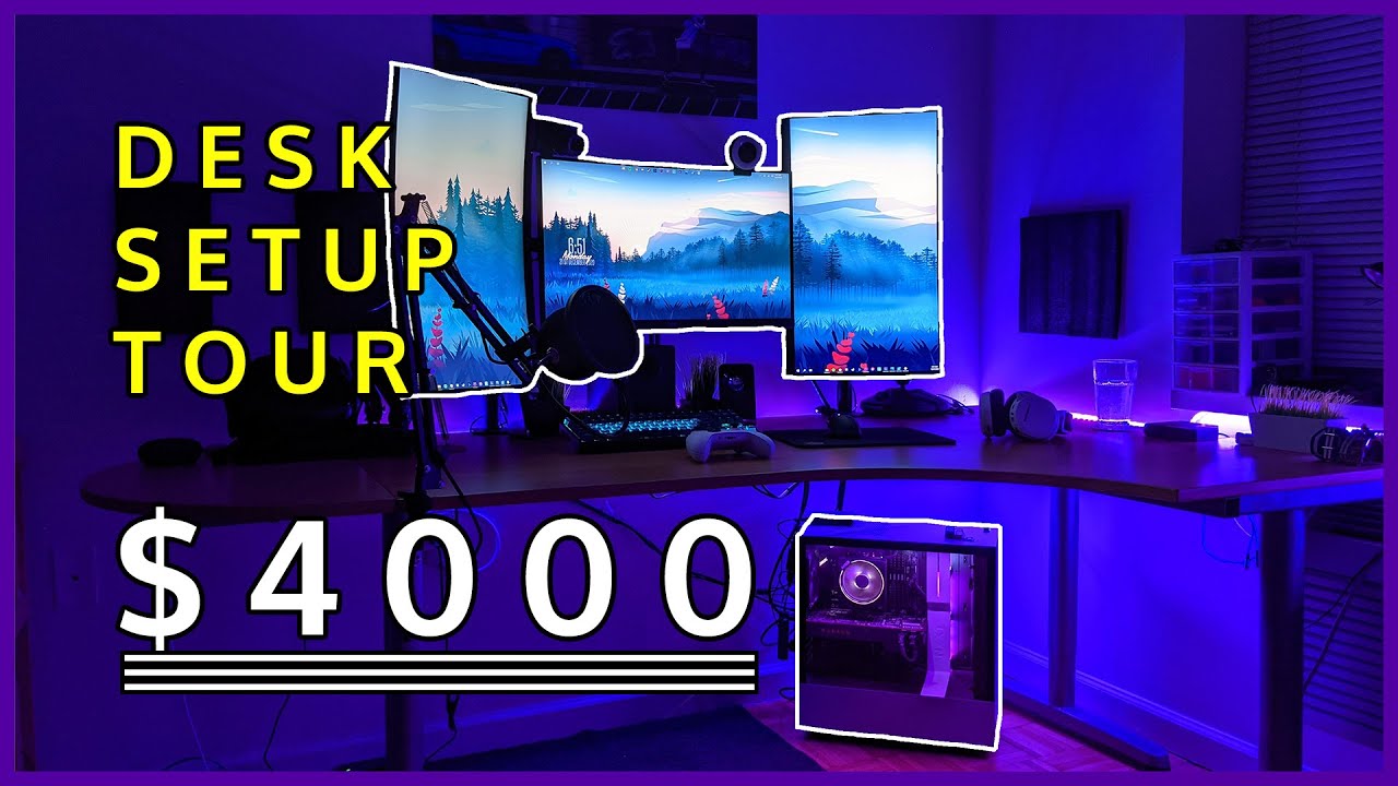 My $4000 Desk Setup 2020 (Streaming, Video Production, Gaming, WFH)