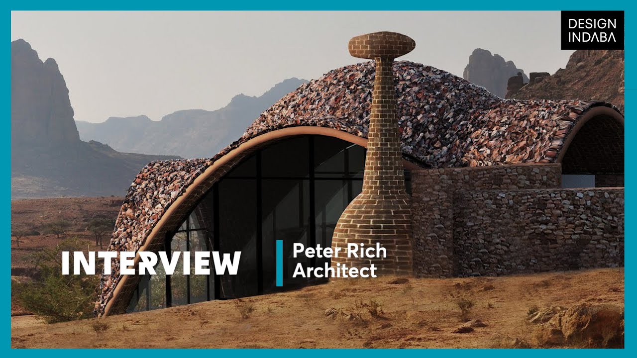 Peter Rich seems to think and see with his hands.