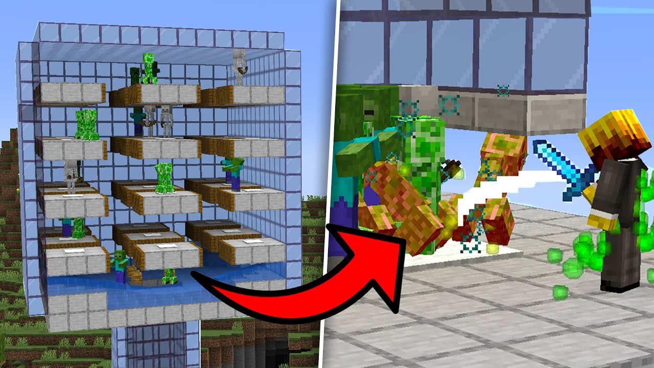 BEST NEW MOB XP FARM Minecraft 1.21! (No spawner)
