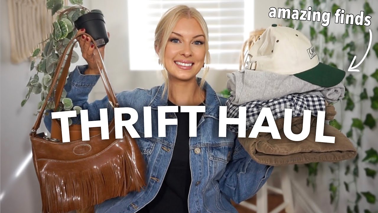 HUGE TRY ON THRIFT HAUL *FIRST THRIFT HAUL OF 2024!*
