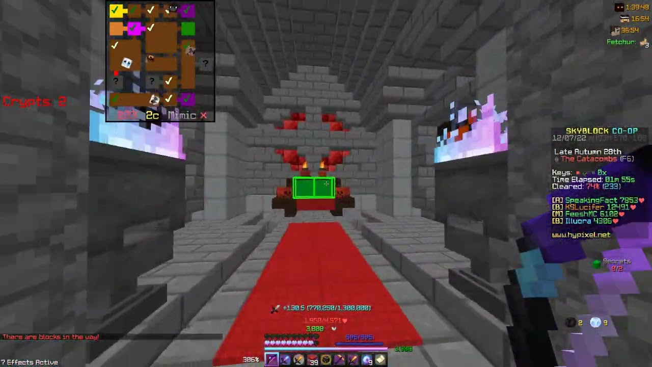 tank pov f6 (hypixel skyblock)