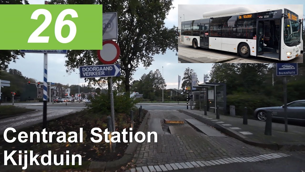 HTM lijn 26: Centraal Station - Den Haag Kijkduin | HTM 1209 | 2023