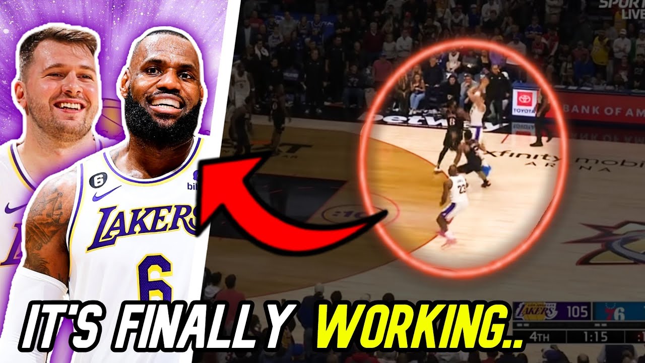 The Lakers Just Showed a KEY ADVANCEMENT in Latest Win! | Luka & LeBron GO OFF in BIG Win vs 76ers!