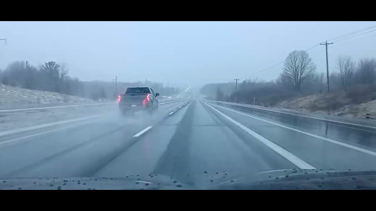 Bridgestreet to Abbyland foods during rain/snow storm in 2010 Chevrolet Equinox Lt 
