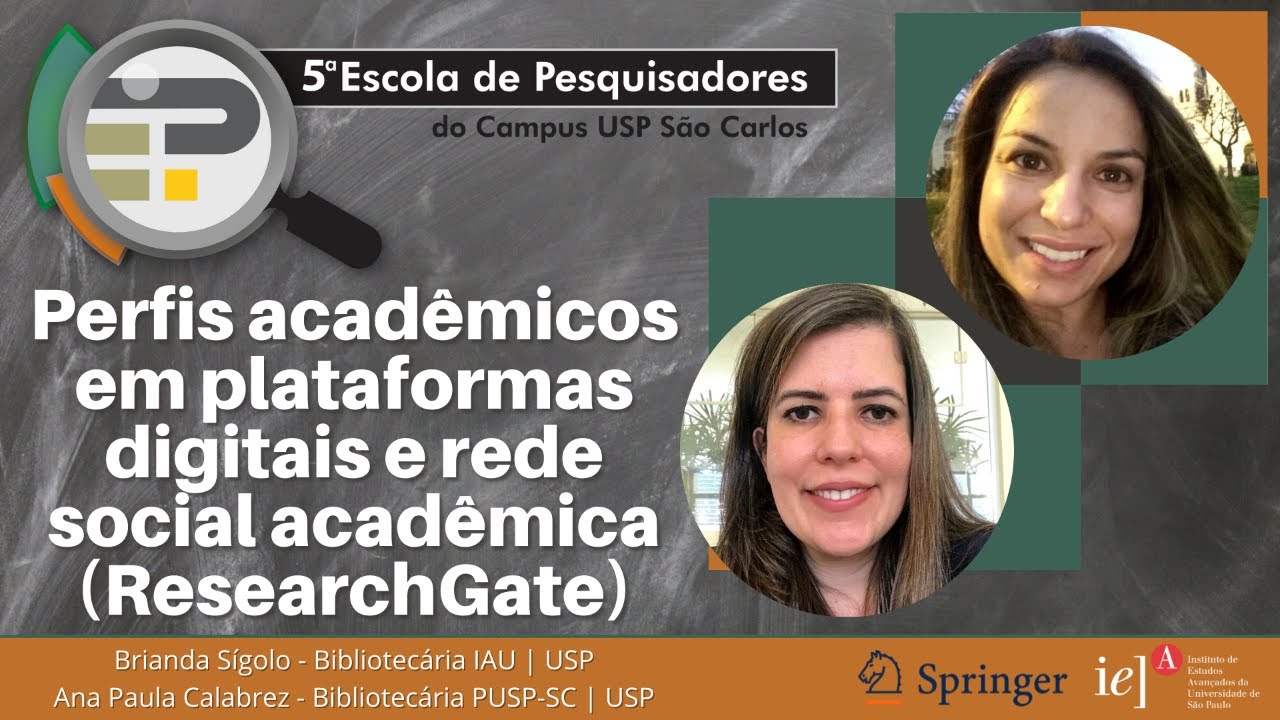 PERFIS ACADÊMICOS EM PLATAFORMAS DIGITAIS E REDE SOCIAL ACADÊMICA (RESEARCHGATE)
