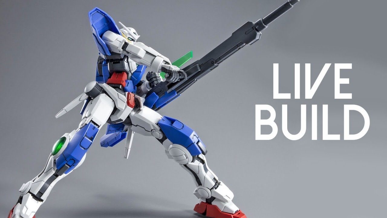 P-Bandai MG Gundam Exia Repair III LIVE BUILD!