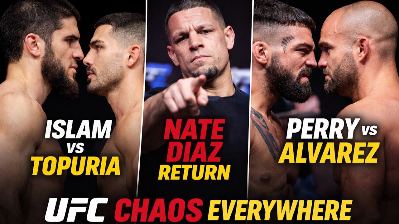 UFC Chaos Explodes: Islam Calls for Topuria, Nate Diaz Teases Return, Perry vs Alvarez HEATS UP
