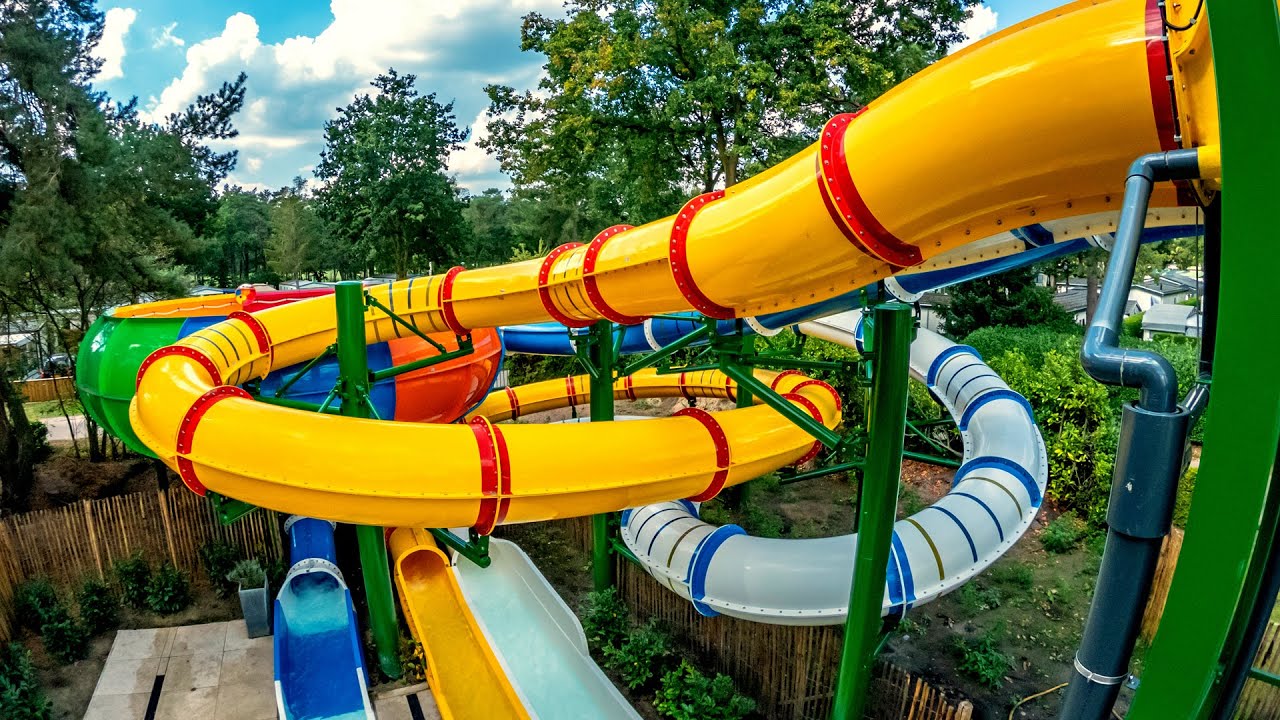 Yellow Body Slide [NEW 2020] Capfun Rakelbos | Gele Glijbaan