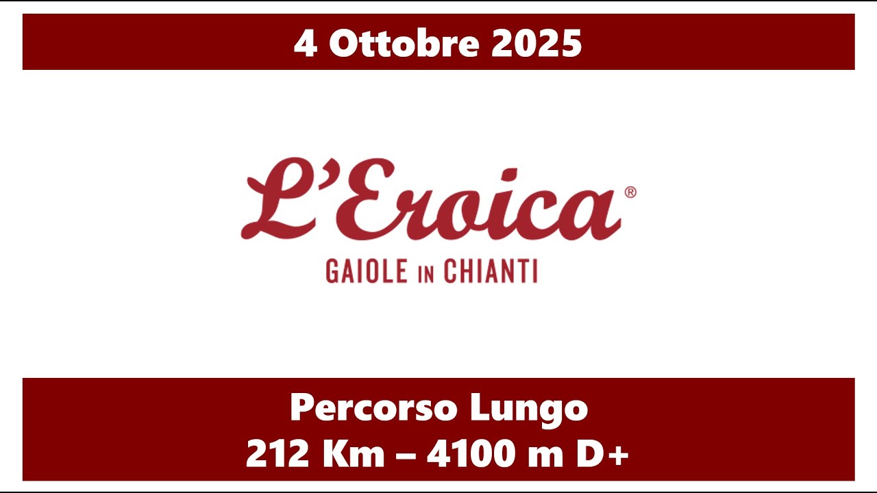 L'Eroica Gaiole in Chianti 2025 - Percorso lungo