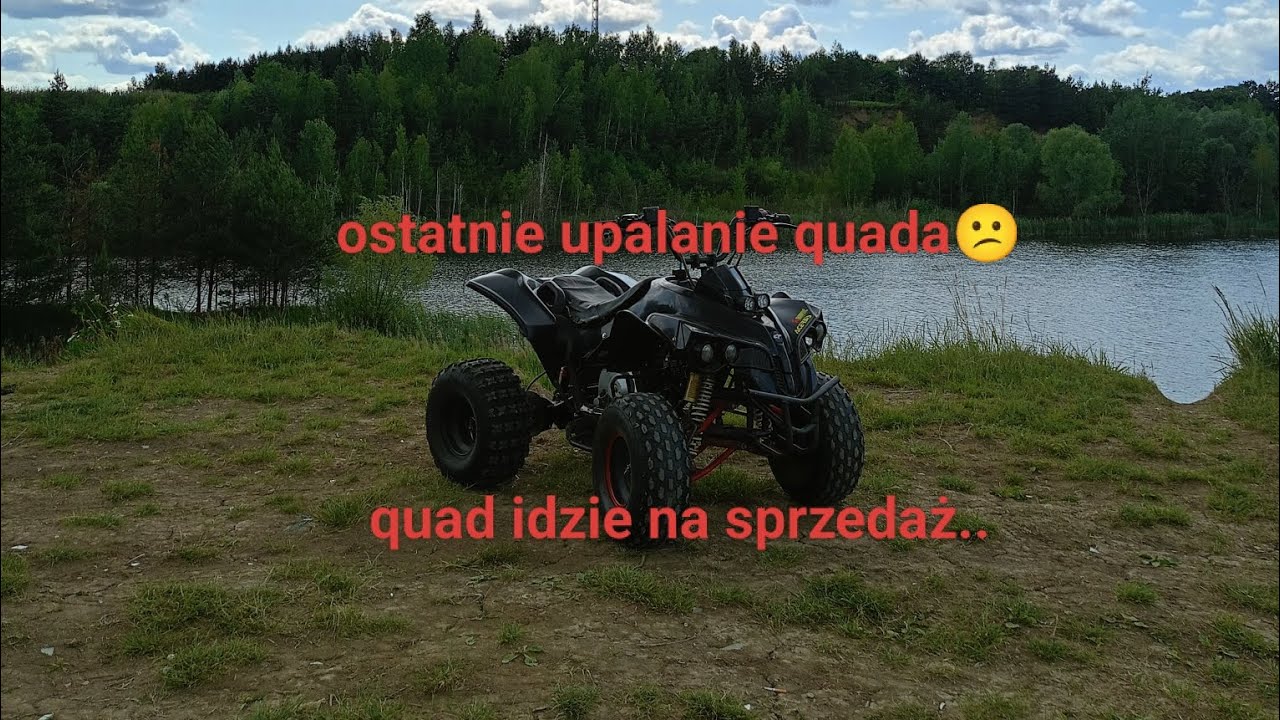 Ostanie upalanie quada przed sprzedażą🔥😕 | quad bombardier 110 ATV|