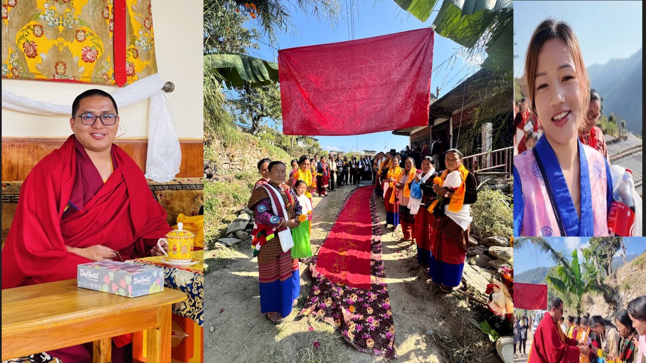 GESHE  DAKPA JAMYANG  LAMA GURU lai Hami le Yesari welcome gare hai 