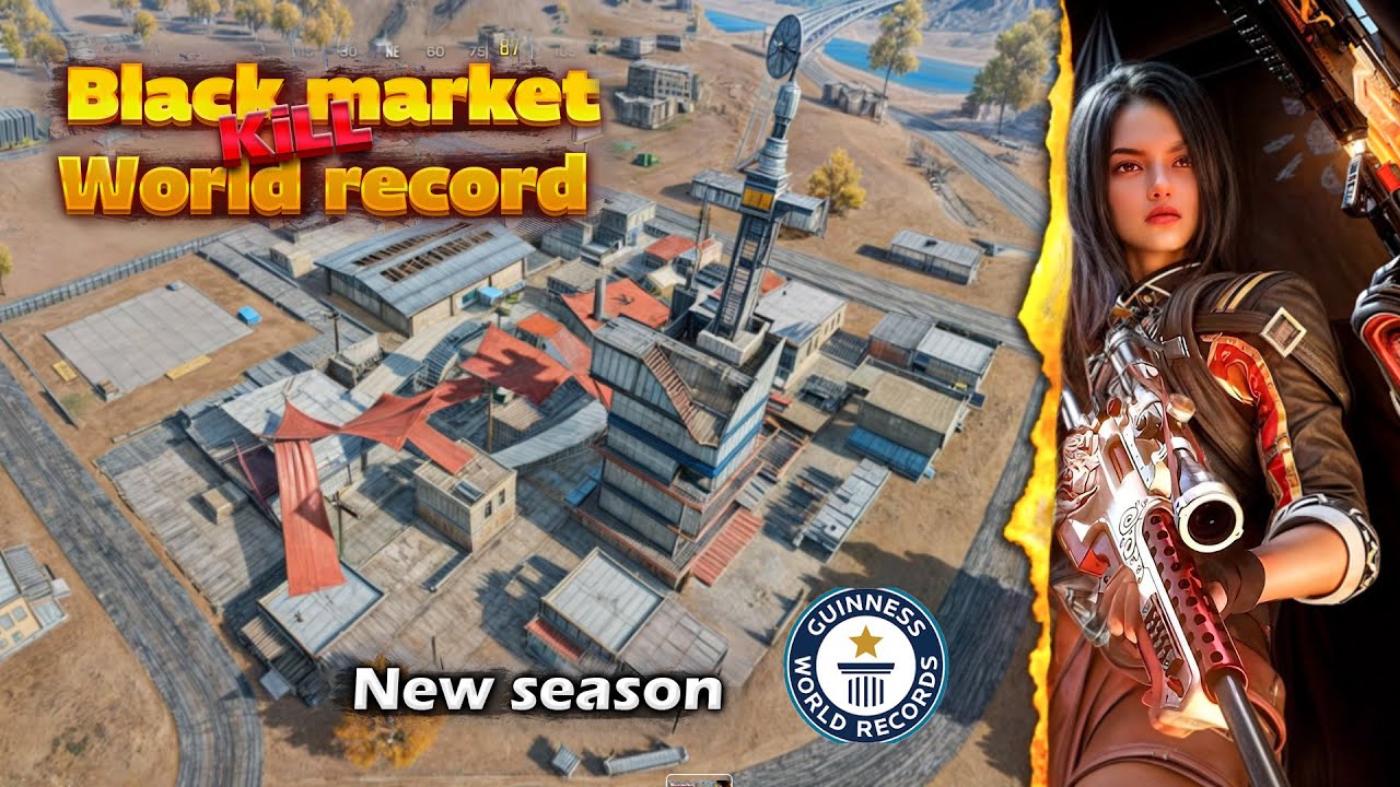 39 KILL IN BLACK MARKET CODM NEW SEASON KILL WORLD RECORD