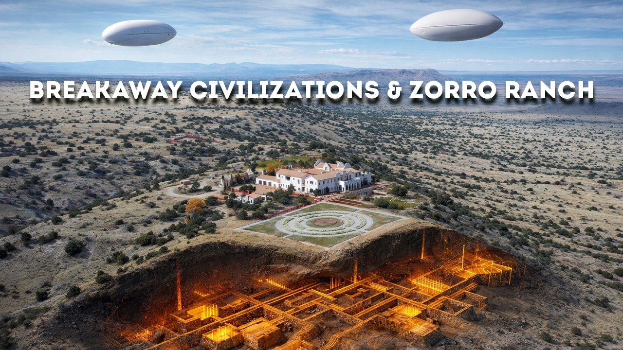 UFOs Hiding in Underground Tunnels and Breakaway Civilization at Zorro Ranch