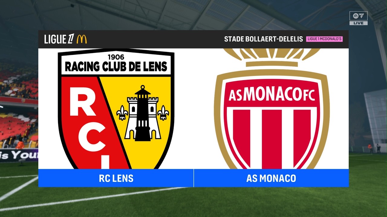Lens vs Monaco Ligue 1 2026 Prediction Round 23 Full Gameplay [PS5]