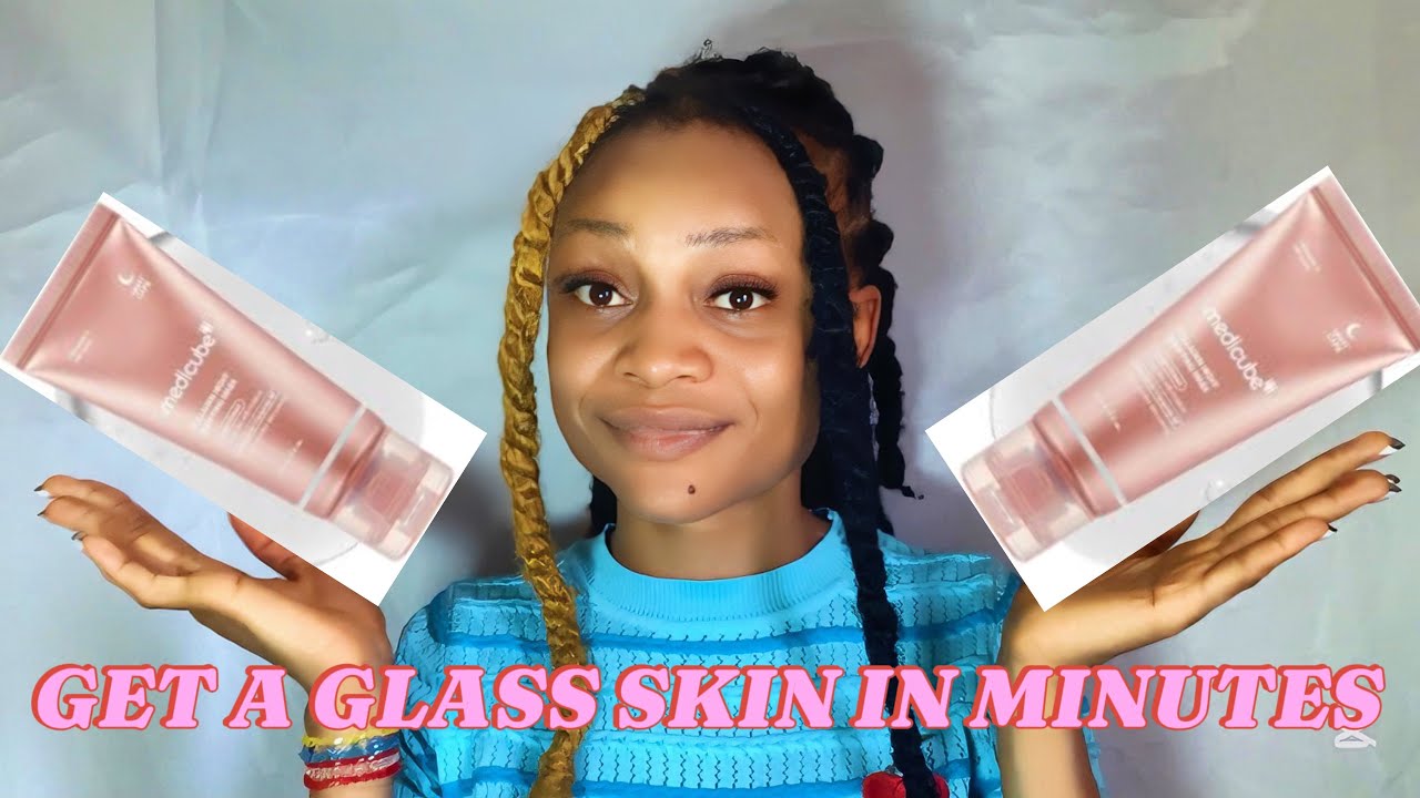 MEDICUBE COLLAGEN NIGHT WRAPPING MASK REVIEW✨TRENDING FACE MASK TO GET GLASS SKIN
