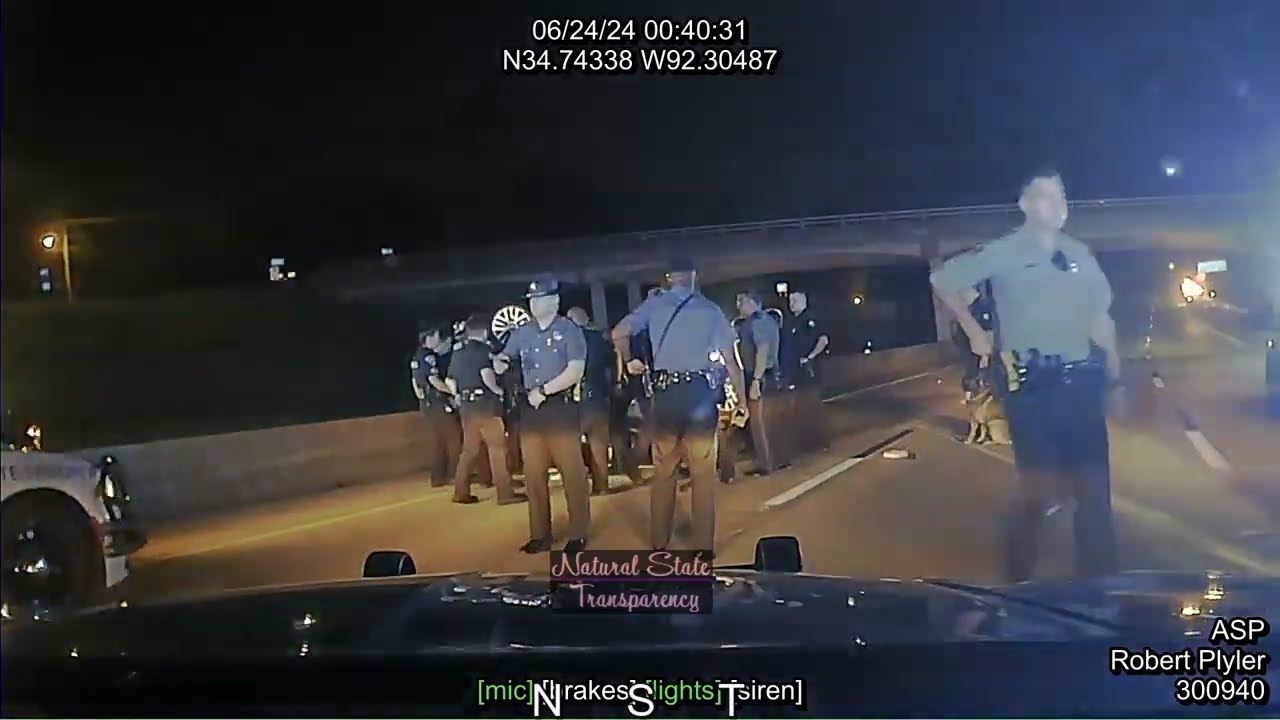 Pursuit/Overturned/NLRPD I-630 Little Rock Arkansas State Police Troop A, Traffic Series Ep. 1033