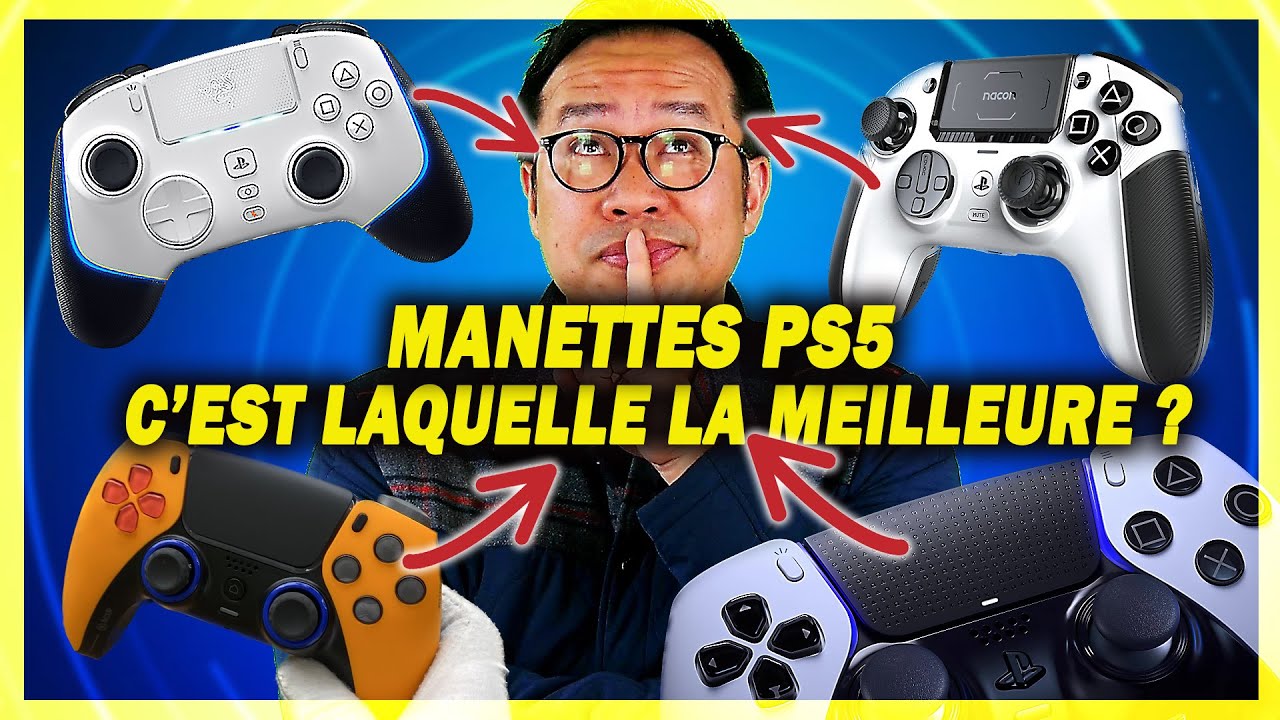 MANETTES PS5 Pro : comparatif + avis + prix, laquelle est la meilleure ? 🤔​