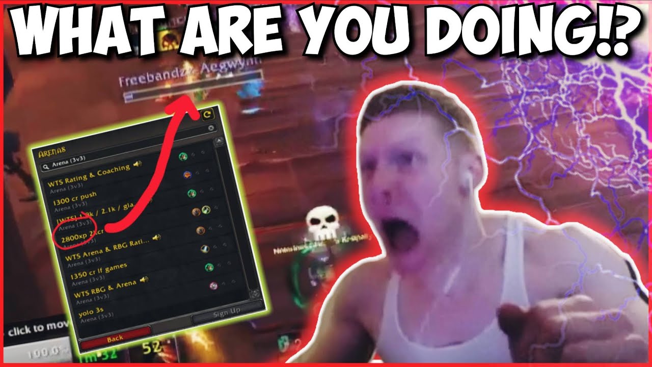 THE LFG EXPERIENCE IN WORLD OF WARCRAFT #wow #arena #pvp