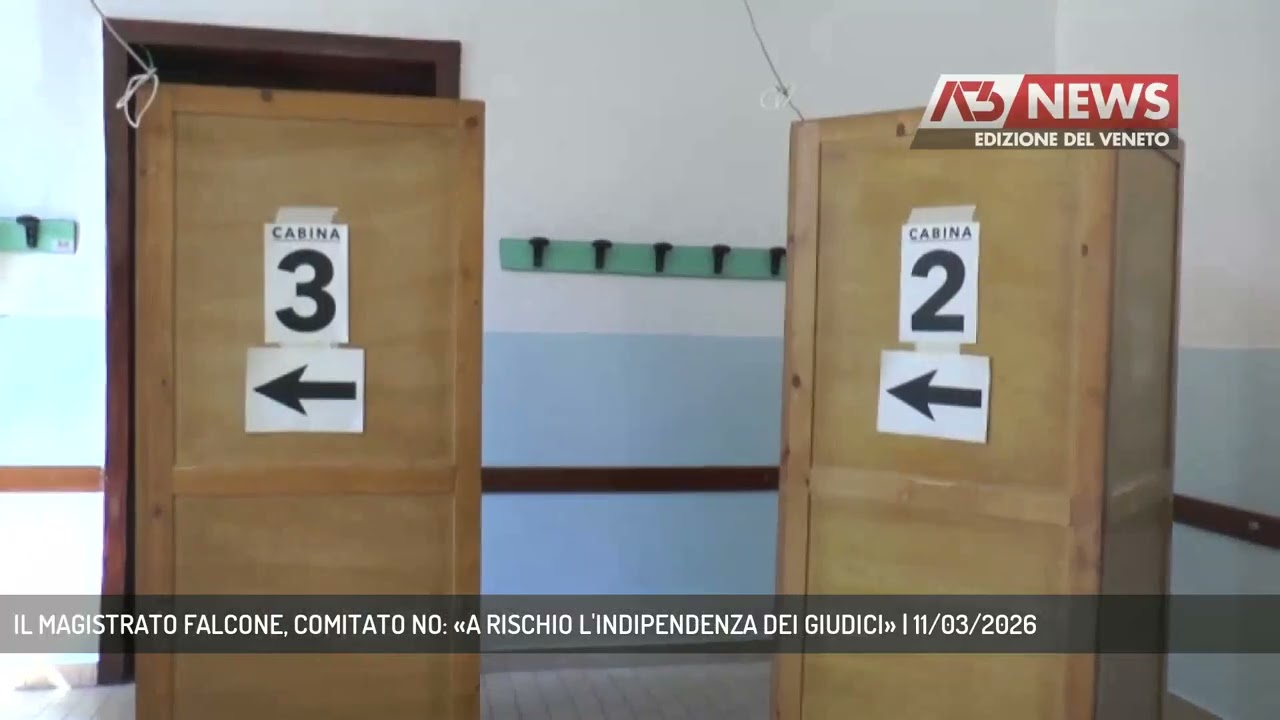 IL MAGISTRATO FALCONE, COMITATO NO: «A RISCHIO L'INDIPENDENZA DEI GIUDICI» | 11/03/2026