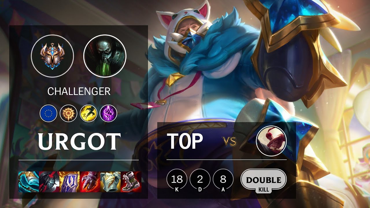 Urgot Top vs Lee Sin - EUW Challenger Patch 11.9