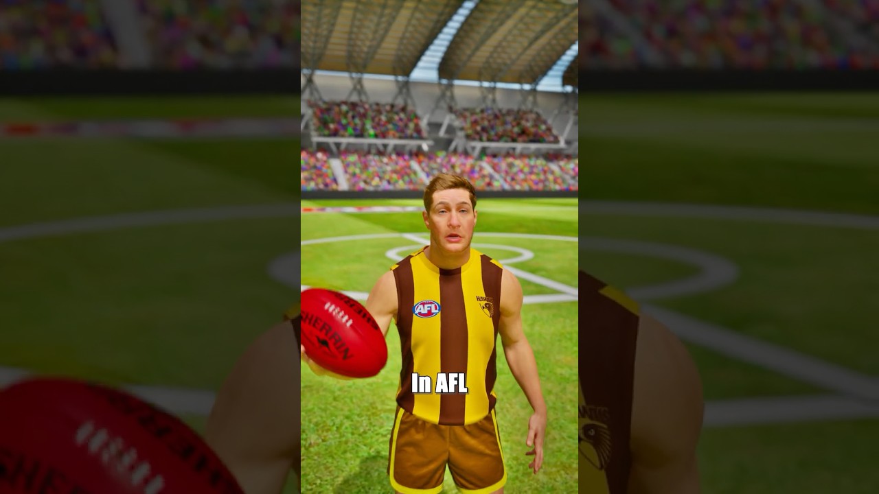 How to Pass in AFL! #afl #animation #footy