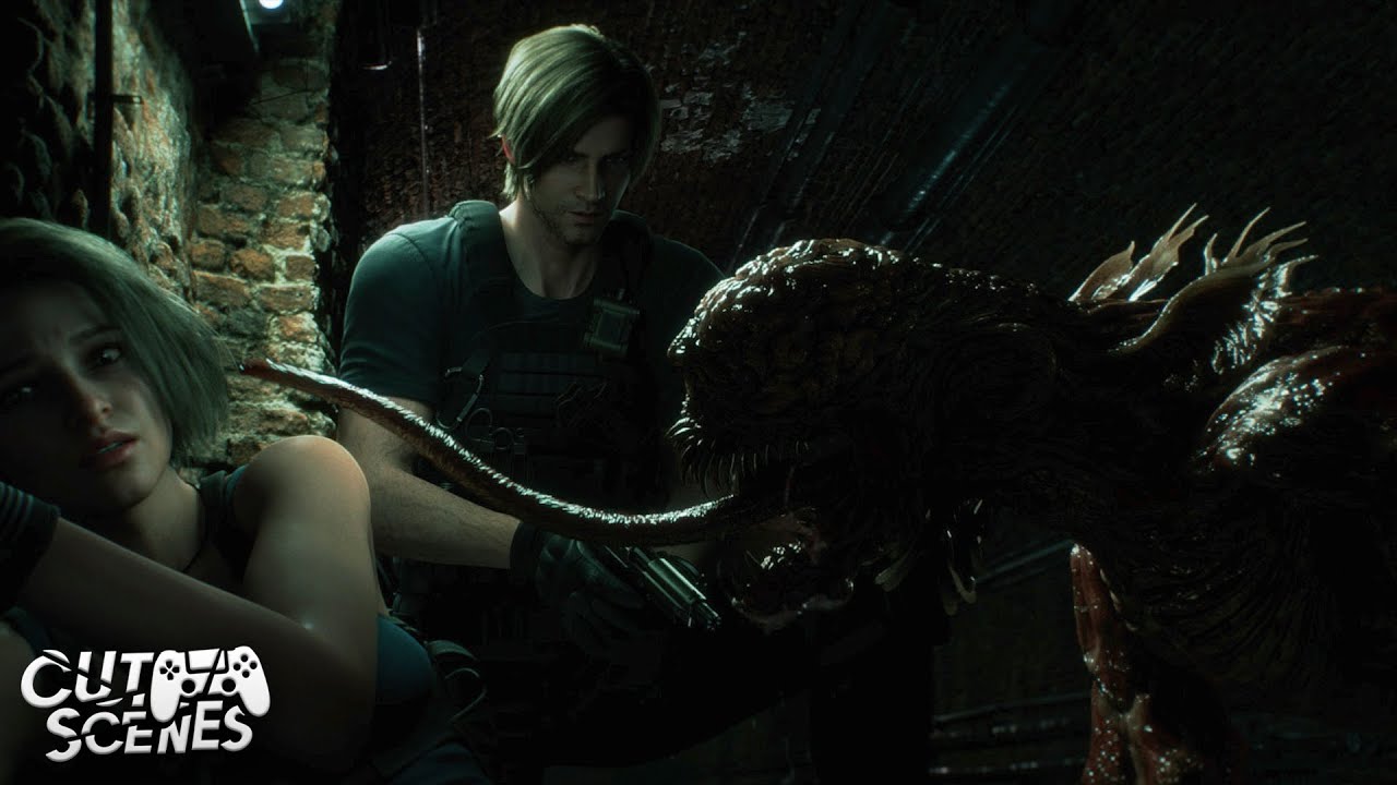 HORDE of Lickers Attack Leon and Jill  | Resident Evil Death Island