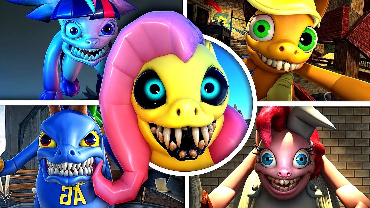 Run From the Pony Factory (Update) - ALL Bosses on Hard & Ending (Roblox Showcase)