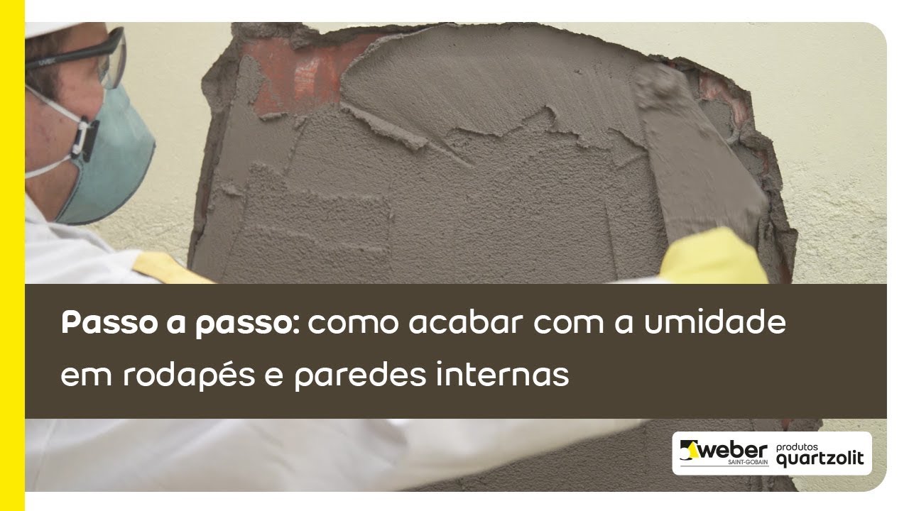 Passo a Passo | Como acabar com a umidade em rodap&eacute;s e paredes internas