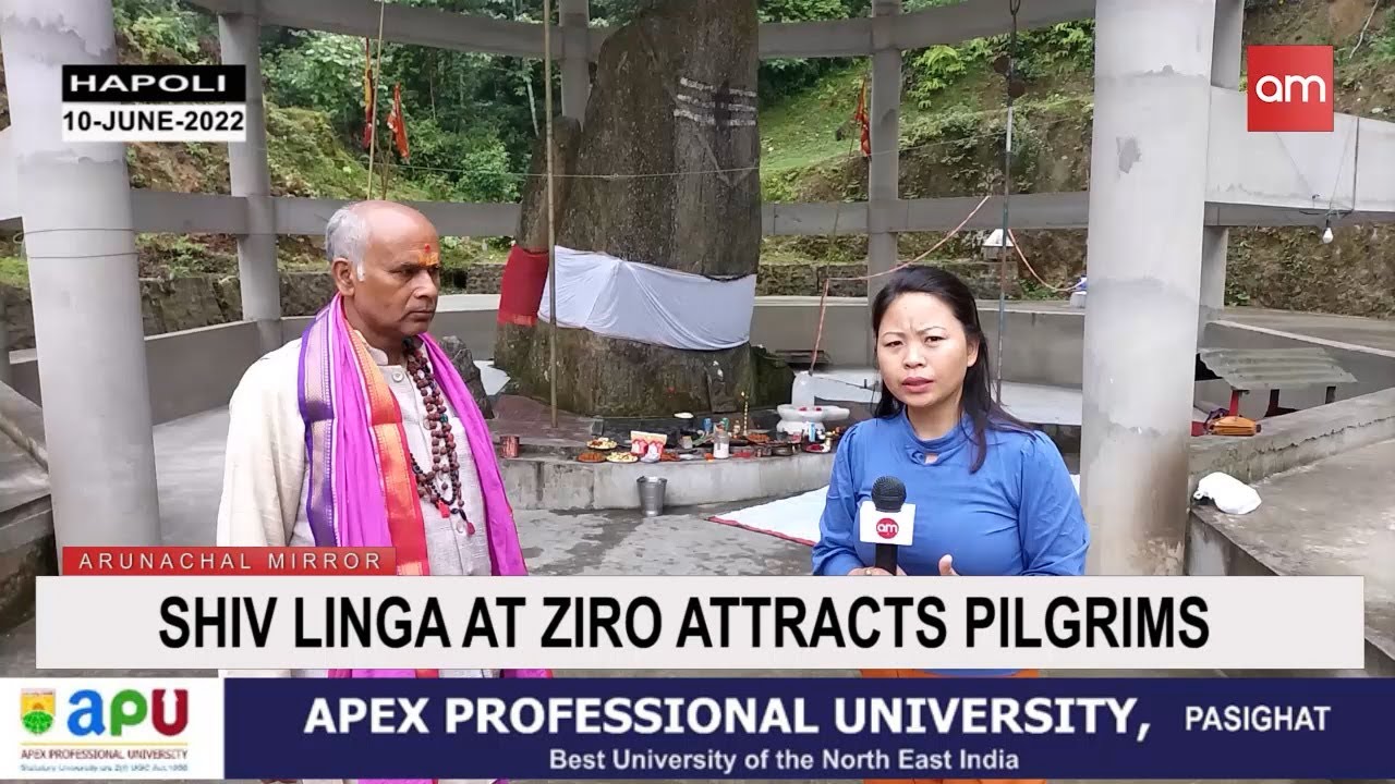 Shiv Ling at Ziro attracts Pilgrims.