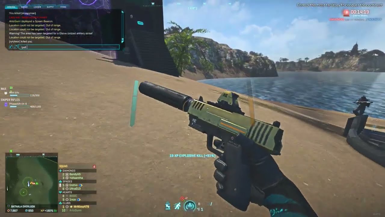 Planetside 2 - getting ASP III BR 100 from absurd flail farm