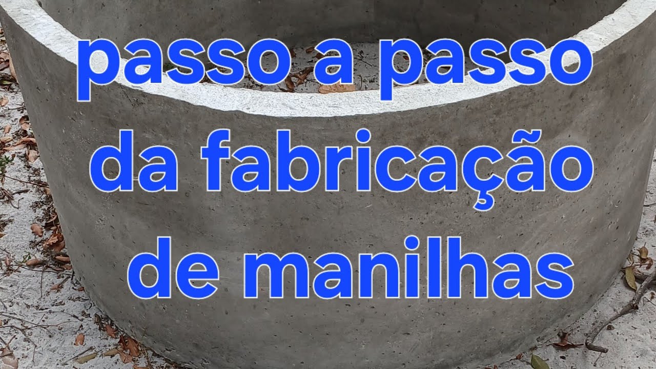 como fabrica manilhas de concreto