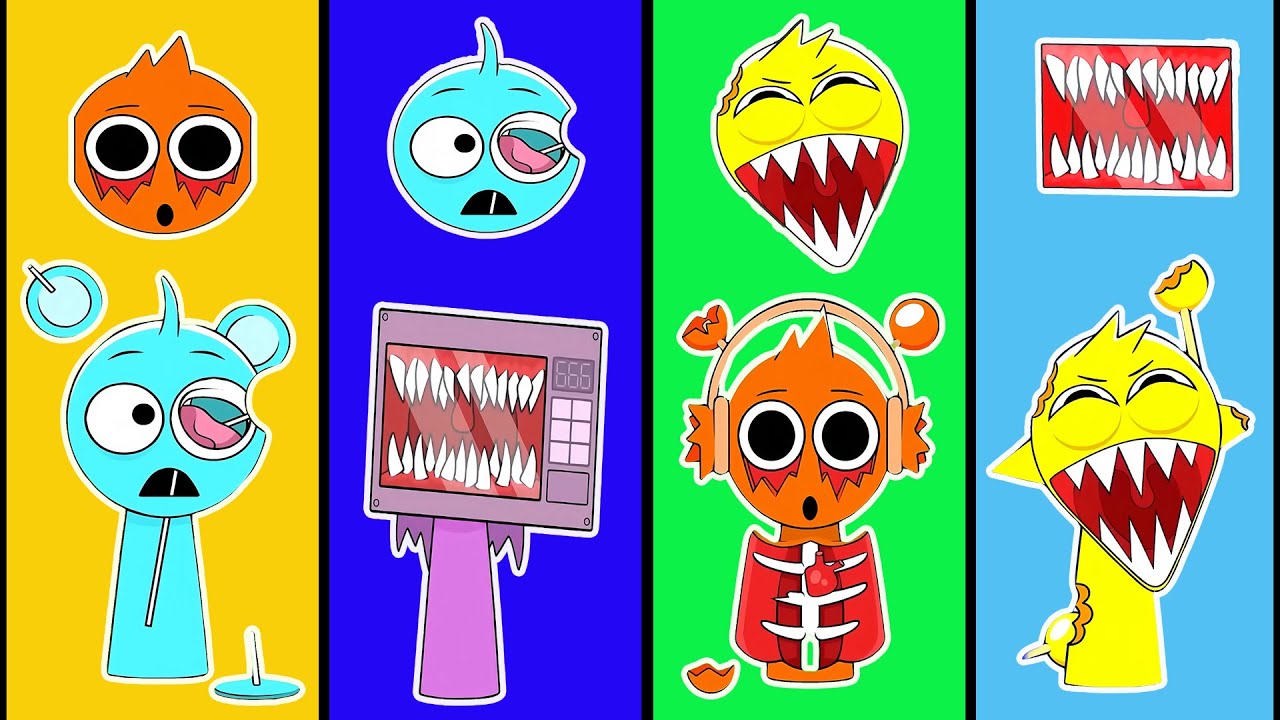 Incredibox Sprunki: Which Sprunki Monster Piece Matches the Right Body? 😱🧩 | Funny Animation