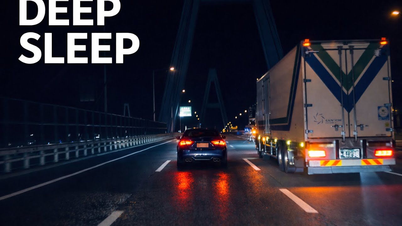 🚗 Sleep Aid Drive 😴 Late Night Highway Night in Nagoya, Japan (No Music, No Talking)#10
