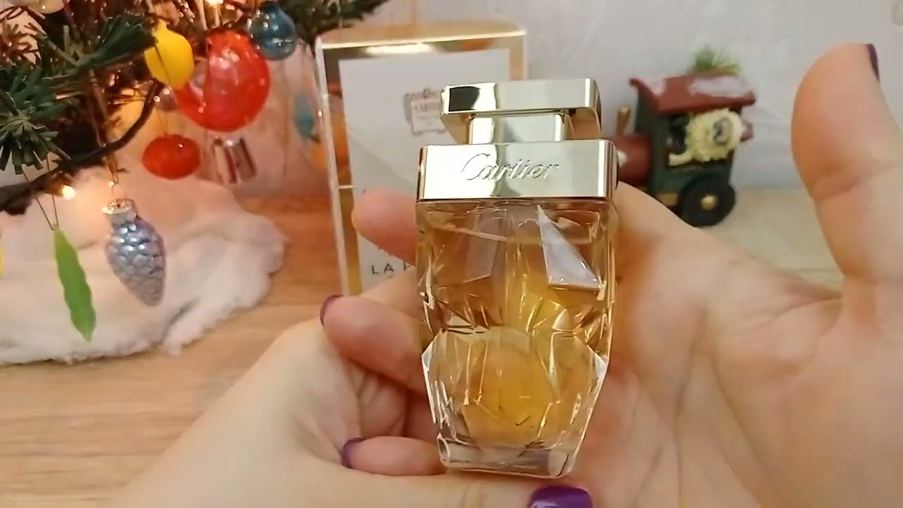 Посылка с подарком для меня успела под ёлочку.. Cartier la panthere 🥰💗💕