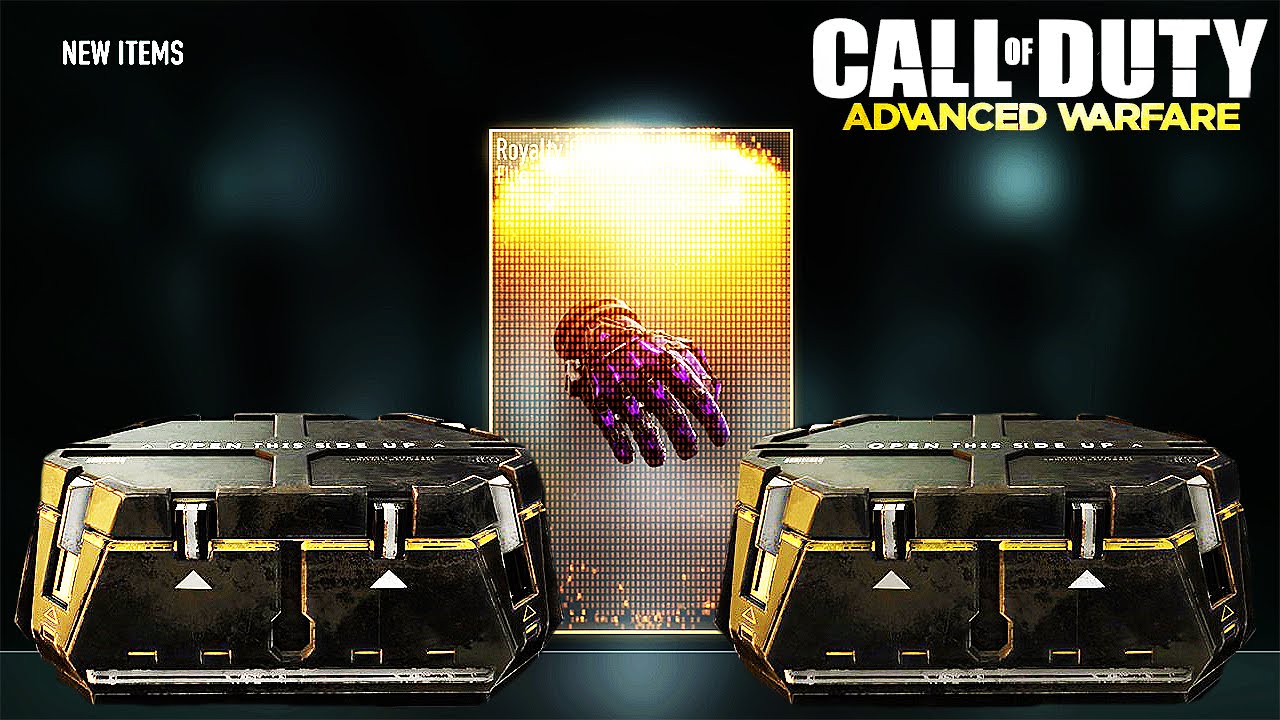 HUGE SUPPLY DROP OPENING!! Rare Elite Guns, Royalty Gloves & More (Advanced Warfare) | Chaos
