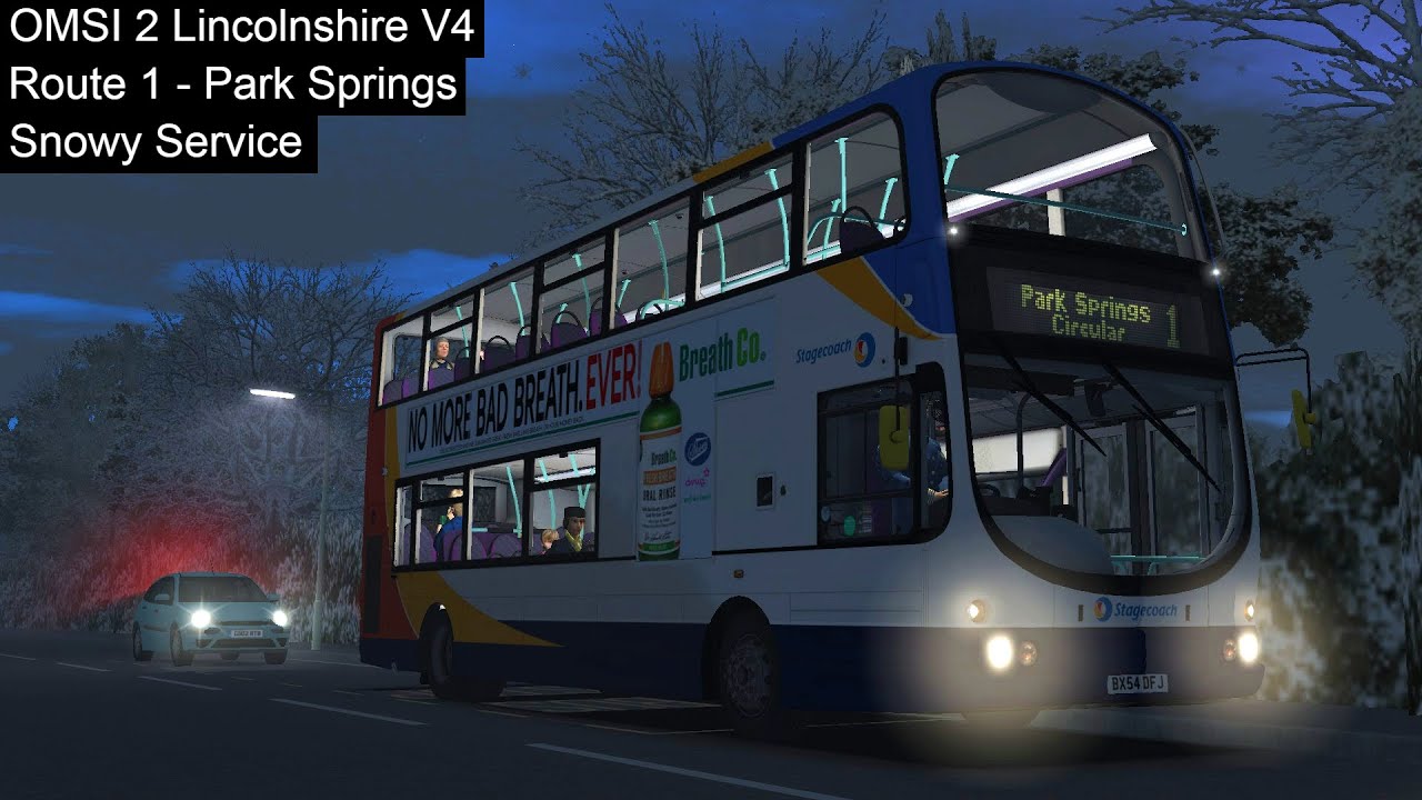 Snowy Service | Route 1 - Park Springs Circular | B7 Gemini | Lincolnshire V4