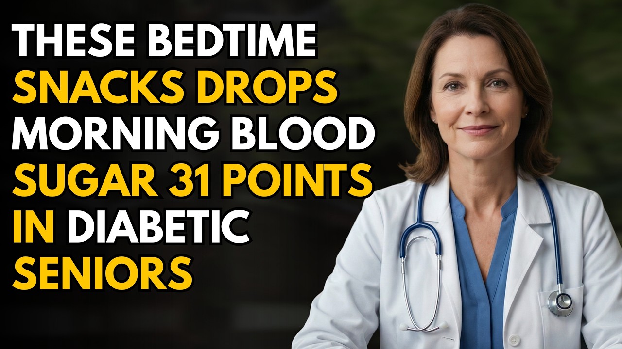 Doctor Explains: 5 Bedtime Snacks Seniors Should Eat for Lower Morning Blood Sugar
