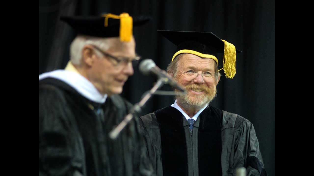 Bill Bryson speaks at University of Iowa Graduate Commencement - May 13, 2016
