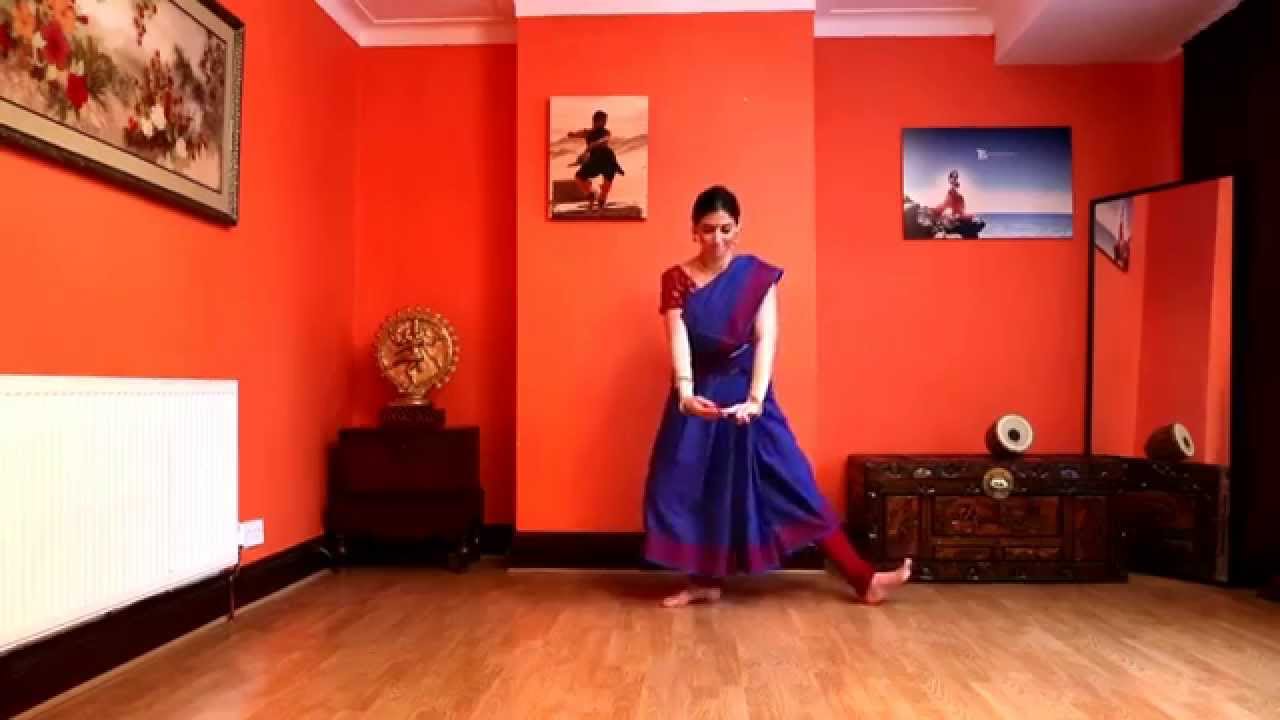 Learn Bharatanatyam Basic Steps  grade2:1st Dhith Dhith Thei Radhini sivadharan