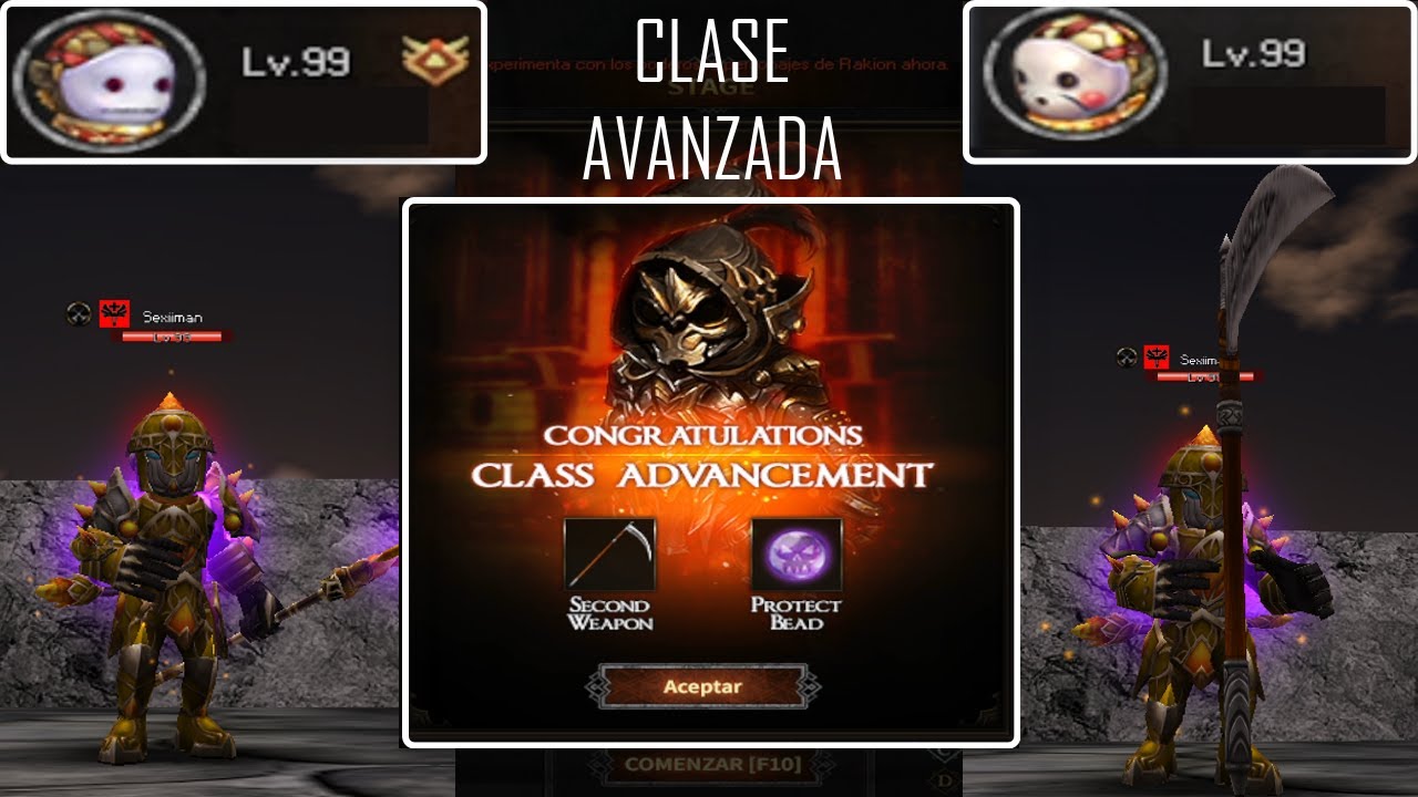 Como Ser Clase Avanzada Subiendo Clase a Mejorada Rakion 2025