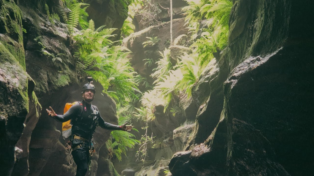A surreal canyoning experience