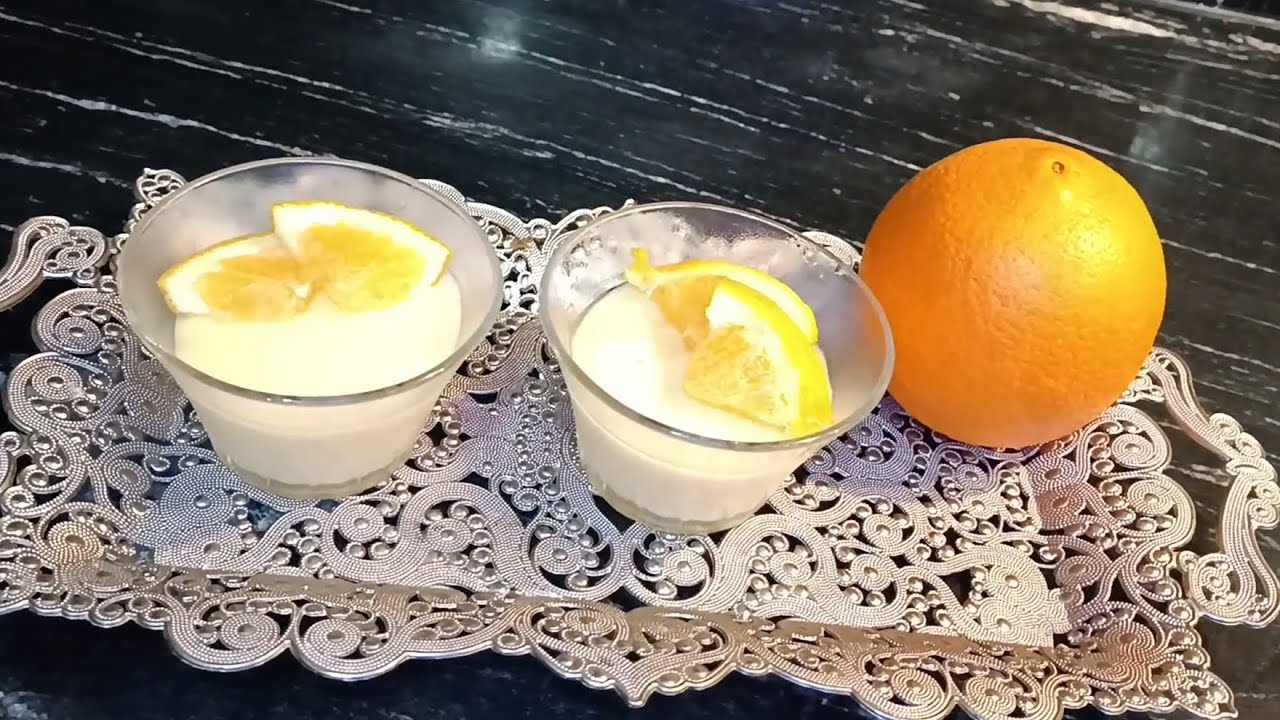 تحلية بالبرتقال صحية لمرضى السكري و الريجيم dessert à l'orange pour les diabétiques et le régime