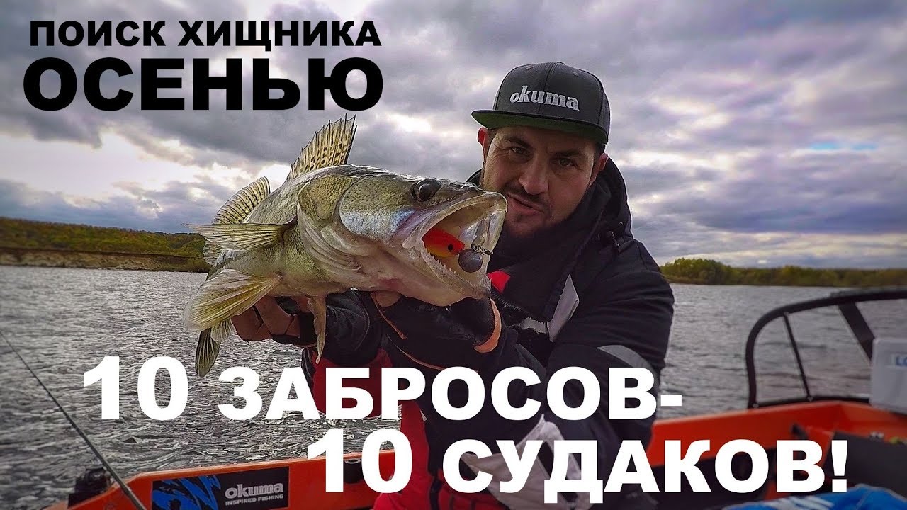 10 ЗАБРОСОВ -10 СУДАКОВ! Поиск ЩУКИ и СУДАКА осенью. РЫБАЛКА МЕЧТЫ! Джиг-Спиннинг.