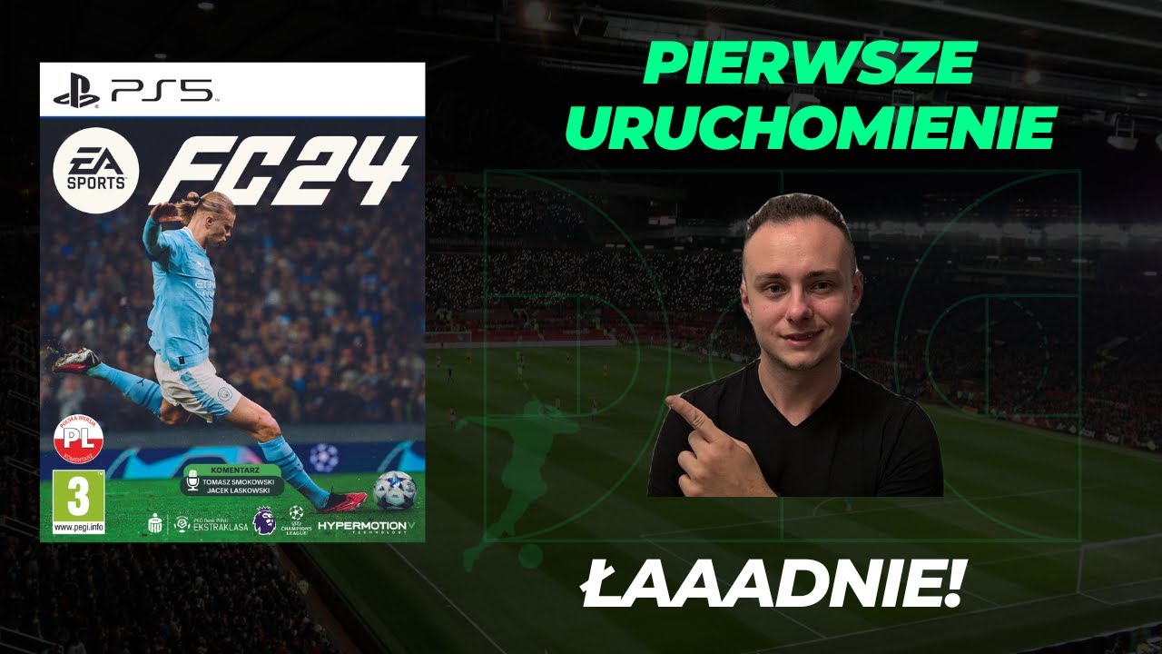 FC24 - PS5 Pierwsze uruchomienie i wrażenia! EA FC 24 Nowość!