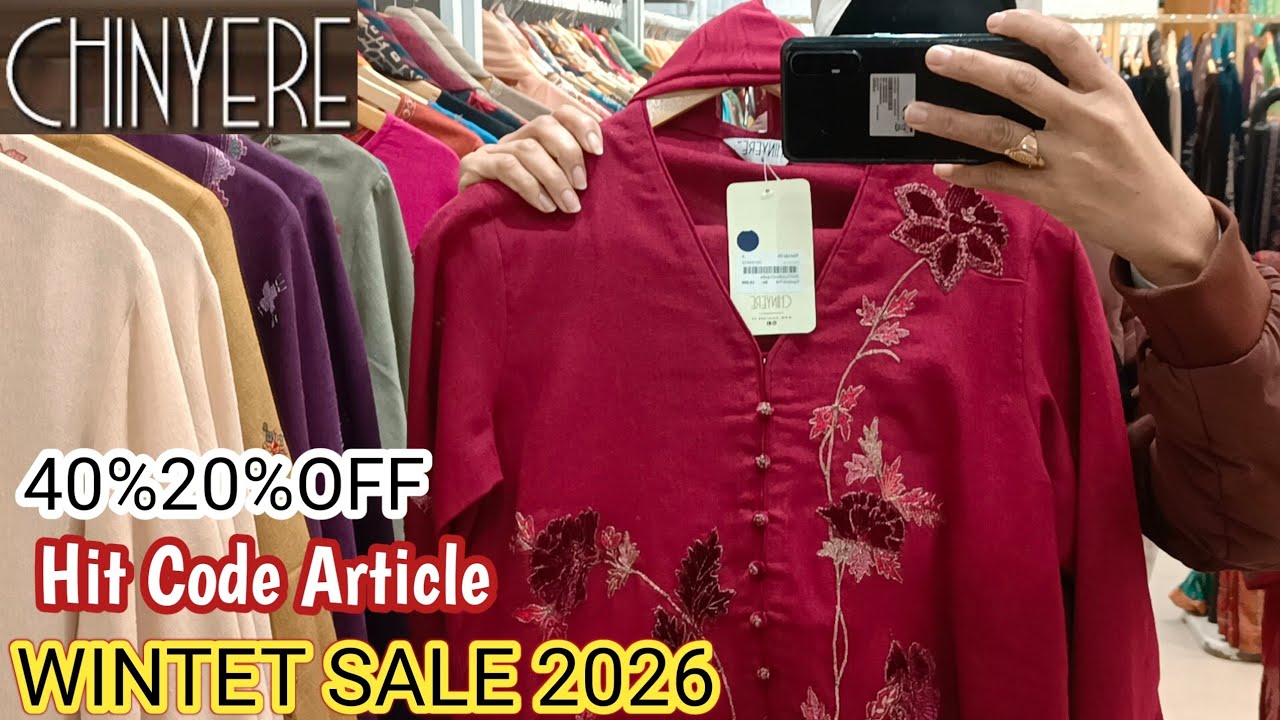 Chinyere Winter Sale Flat 40% 20%OFF❣️Chinyere sale 2026 Fancy collection On Sale Today 🥰