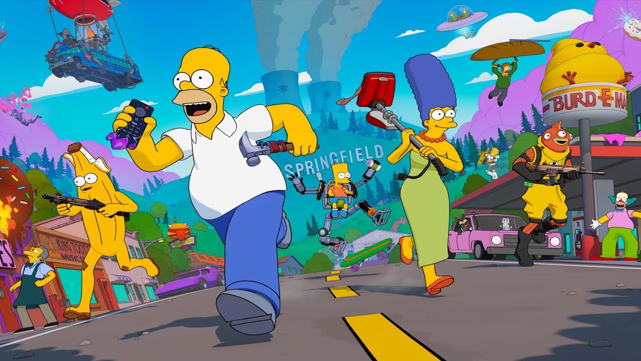 The Simpsons are Here! - Fortnite Livestream #TheSimpsons #Fortnite