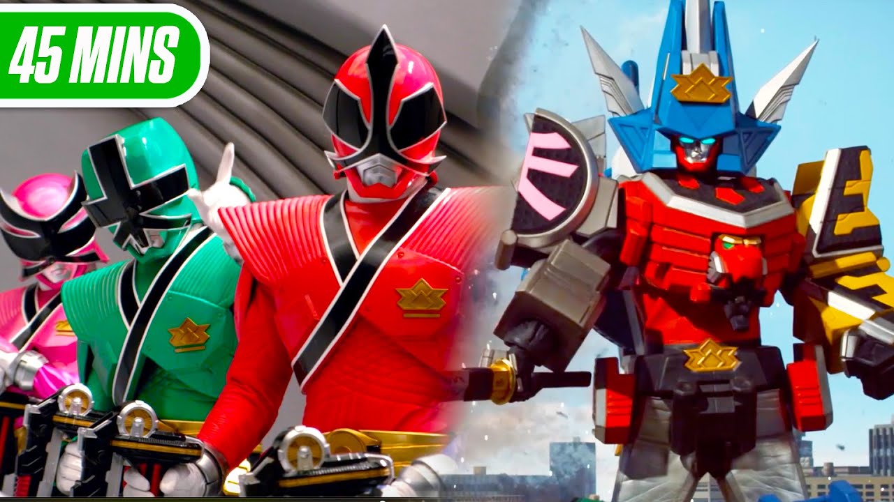 Swordfish Megazord?! 😱 NEW Super Mode Unlocked! 💥 | Power Rangers Samurai | Full Episodes | 45 Min